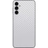 White Carbon Fiber Specialty Texture Material Galaxy A14 5G Skin